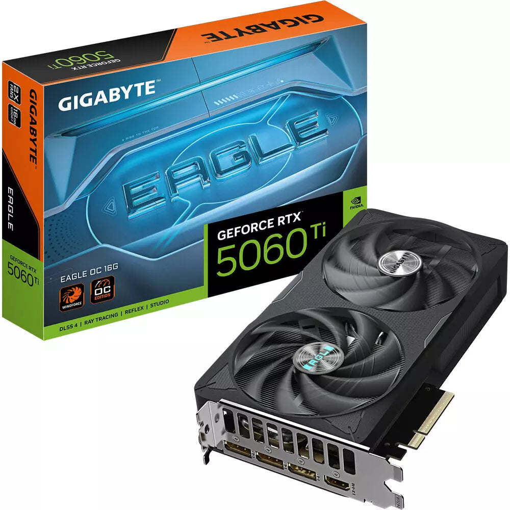 Gigabyte GeForce RTX 5060 Ti Eagle OC 16GB GDDR7 Graphics Card, DLSS 4