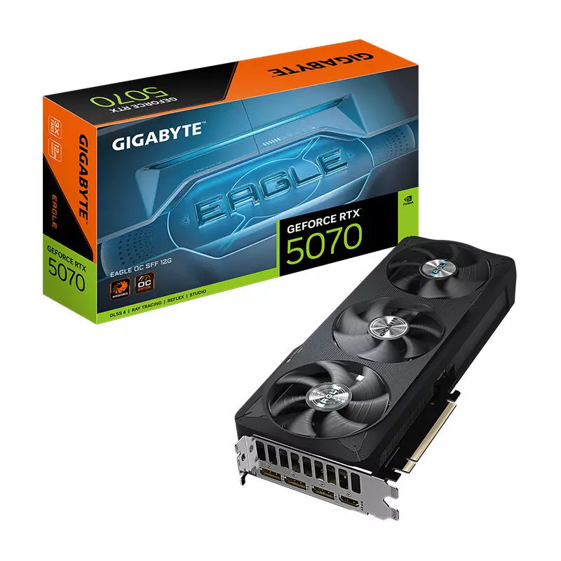 Gigabyte GeForce RTX 5070 EAGLE OC SFF 12GB GDDR7 Graphics Card, DLSS 4
