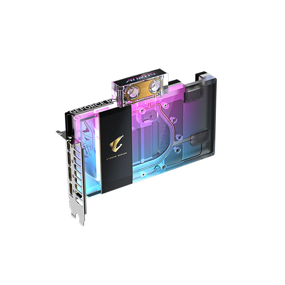 Gigabyte AORUS GeForce RTX 5080 XTREME WATERFORCE WB 16GB Video Card, DLSS 4