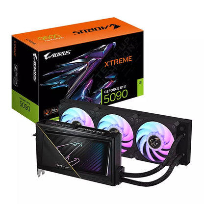 Gigabyte AORUS GeForce RTX 5090 Xtreme Waterforce 32GB GDDR7 Graphics Card, DLSS 4