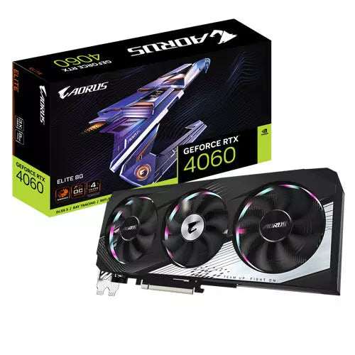 Gigabyte – Aorus GeForce RTX 4060 Elite – 8GB GDDR6 – Gaming Graphics Card