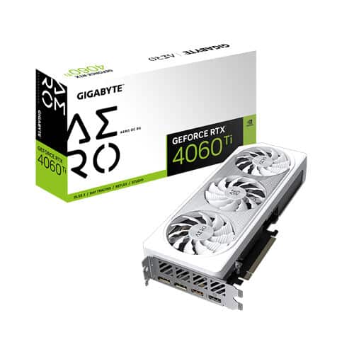 Gigabyte – GeForce RTX 4060 Ti AERO OC – 8GB GDDR6 – Gaming Graphics Card