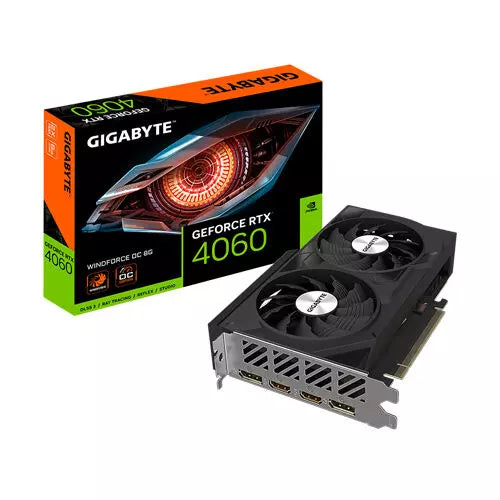 Gigabyte – GeForce RTX 4060 WindForce OC – 8GB GDDR6 – Gaming Graphics Card