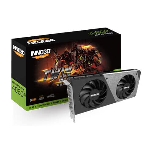 Inno3D GeForce RTX 4060 Ti Twin X2 8GB GDDR6 Graphics Card