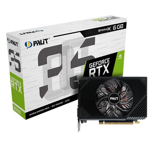 Palit GeForce RTX 3050 StormX 6GB GDDR6X Graphics Card, DLSS