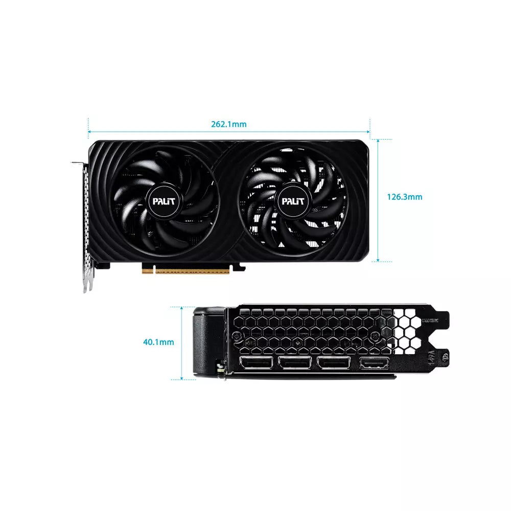 Palit GeForce RTX 5060 Dual 8GB GDDR7 Graphics Card, DLSS 4