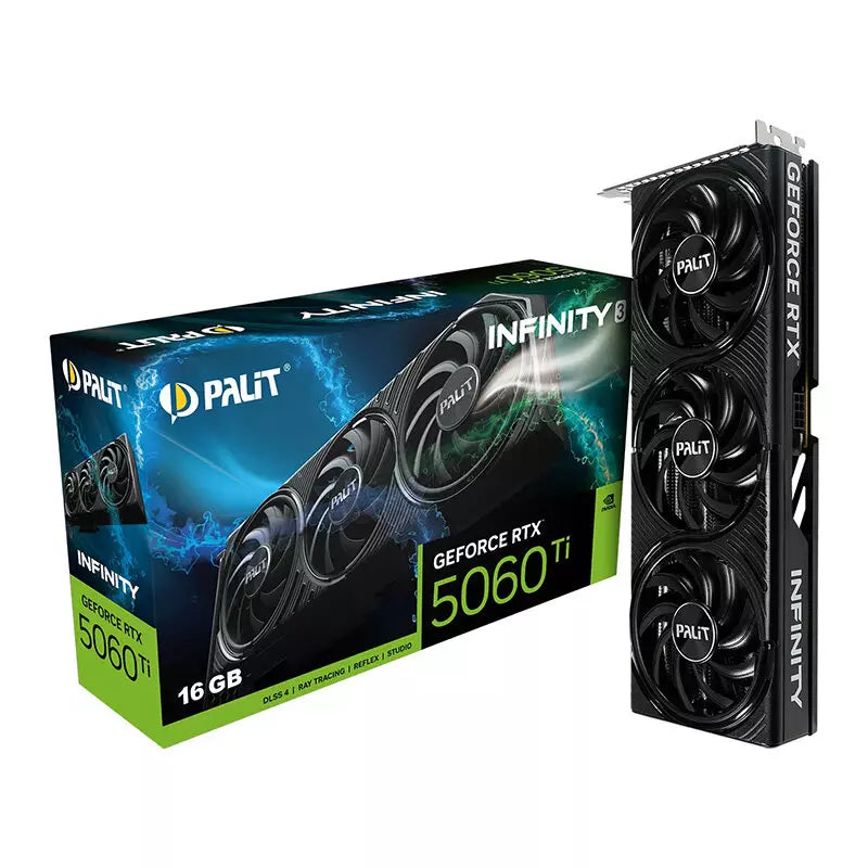 Palit GeForce RTX 5060 Ti Infinity 3 16GB GDDR7 Graphics Card, DLSS 4