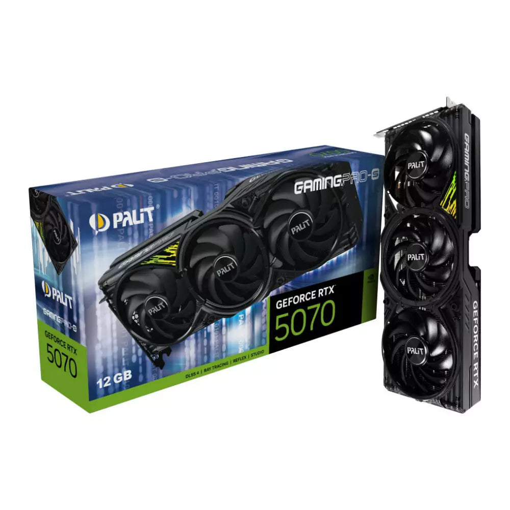 Palit GeForce RTX 5070 GamingPro-S 12GB GDDR7 Graphics Card, DLSS 4
