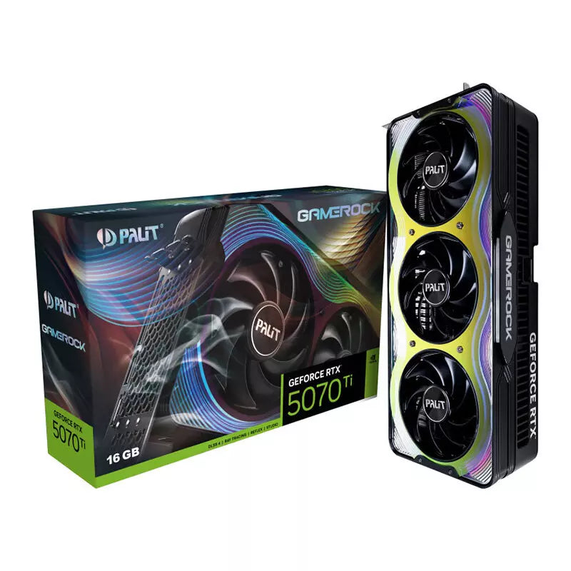 Palit GeForce RTX 5070 Ti GameRock 16GB GDDR7 Graphics Card, DLSS 4