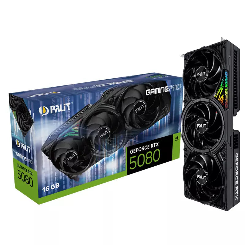 Palit GeForce RTX 5080 16GB GDDR7 GamingPro Graphics Card, DLSS 4