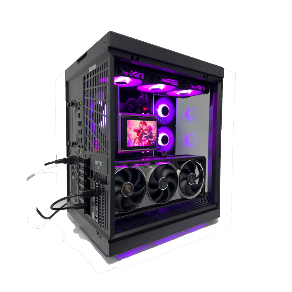 Obsidian Infinity Gaming PC AMD Ryzen 7-9800X3D (64GB DDR5 RAM, RTX 5080 GPU)