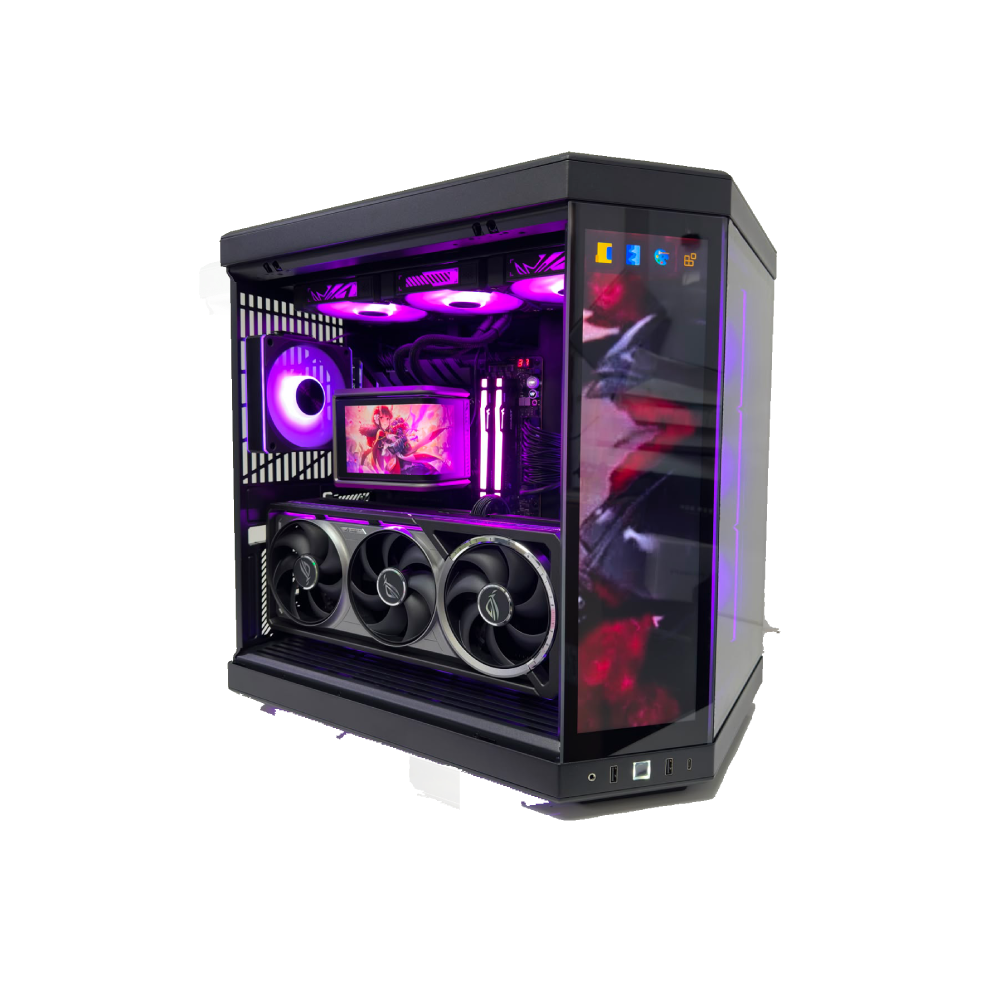 Obsidian Infinity Gaming PC AMD Ryzen 7-9800X3D (64GB DDR5 RAM, RTX 5080 GPU)