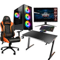 Odin Bundle Gaming PC (Intel i5-12400F, RTX 4060, 16GB RAM) Monitor 24″ 170hz, Keyboard & Mouse, Gaming Desk & Gaming Chair