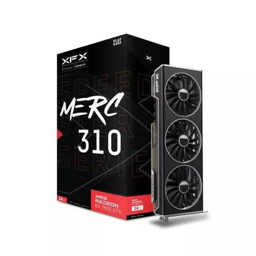 XFX – Speedster MERC 310 RX 7900 XTX RDNA3 Black Edition – 24GB GDDR6 – Gaming Graphics Card