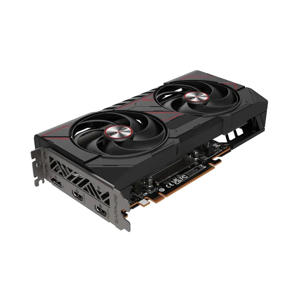 Sapphire Pulse AMD Radeon RX 9060 XT Dual OC 16GB Graphics Card – Black