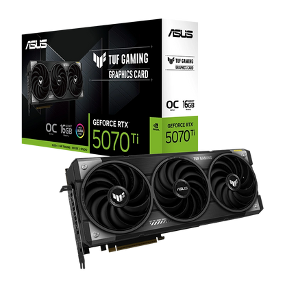 ASUS TUF Gaming GeForce RTX 5070 Ti 16GB GDDR7 OC Edition Graphics Card, DLSS 4