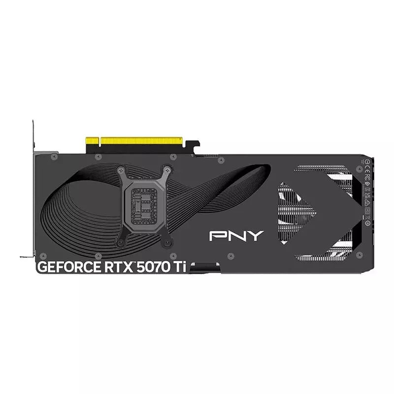 PNY NVIDIA GeForce RTX 5070 Ti 16GB OC Triple Fan Graphics Card – Black, DLSS 4