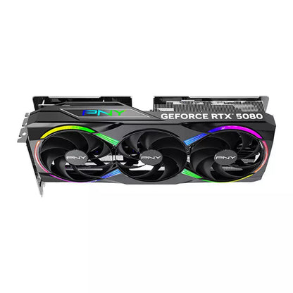 PNY NVIDIA GeForce RTX 5080 16GB OC Epic-X RGB GDDR7 Graphics Card, DLSS 4
