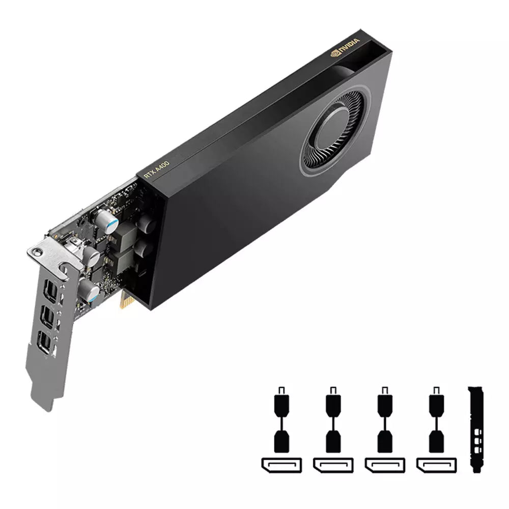 PNY NVIDIA RTX A400 4GB GDDR6 Graphics Card