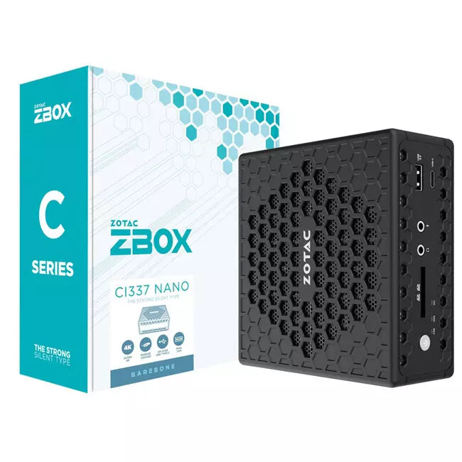 Zotac ZBOX CI337 (Intel N100 CPU, Intel UHD GPU) Nano Barebone Gaming PC
