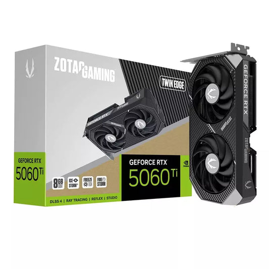 Zotac Gaming GeForce RTX 5060 Ti 8GB Twin Edge Graphics Card, DLSS 4