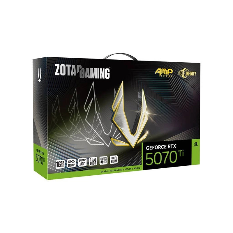 Zotac Gaming GeForce RTX 5070 Ti AMP Extreme INFINITY 16GB GDDR7 Graphics Card, DLSS 4