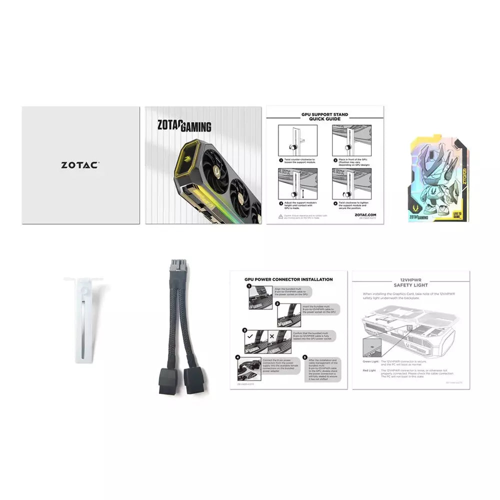 Zotac Gaming GeForce RTX 5070 Ti Solid Core OC 16GB Graphic Card – White, DLSS 4