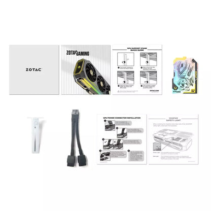 Zotac Gaming GeForce RTX 5070 Ti Solid Core OC 16GB Graphic Card – White, DLSS 4