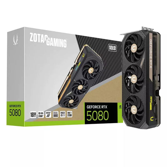 Zotac Gaming GeForce RTX 5080 Solid 16GB GDDR7 Graphics Card, DLSS 4