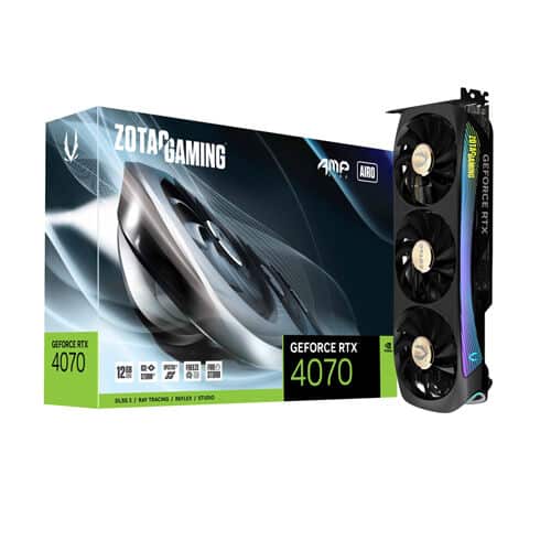 Zotac – GeForce RTX 4070 AMP AIRO – 12GB GDRR6X – Gaming Graphics Card