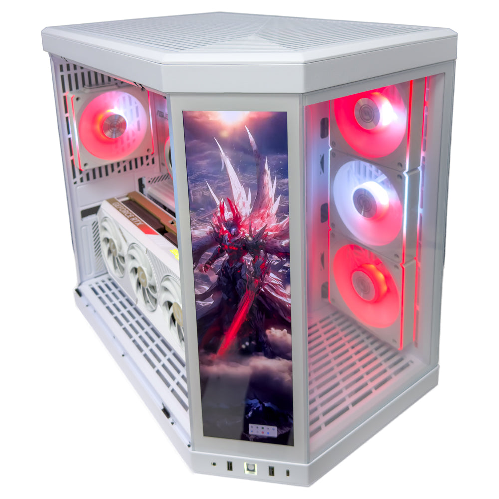 Bulter White Gaming PC (AMD Ryzen 7 9800X3D CPU, RTX 5080 OC 16GB GPU, 64GB RAM)