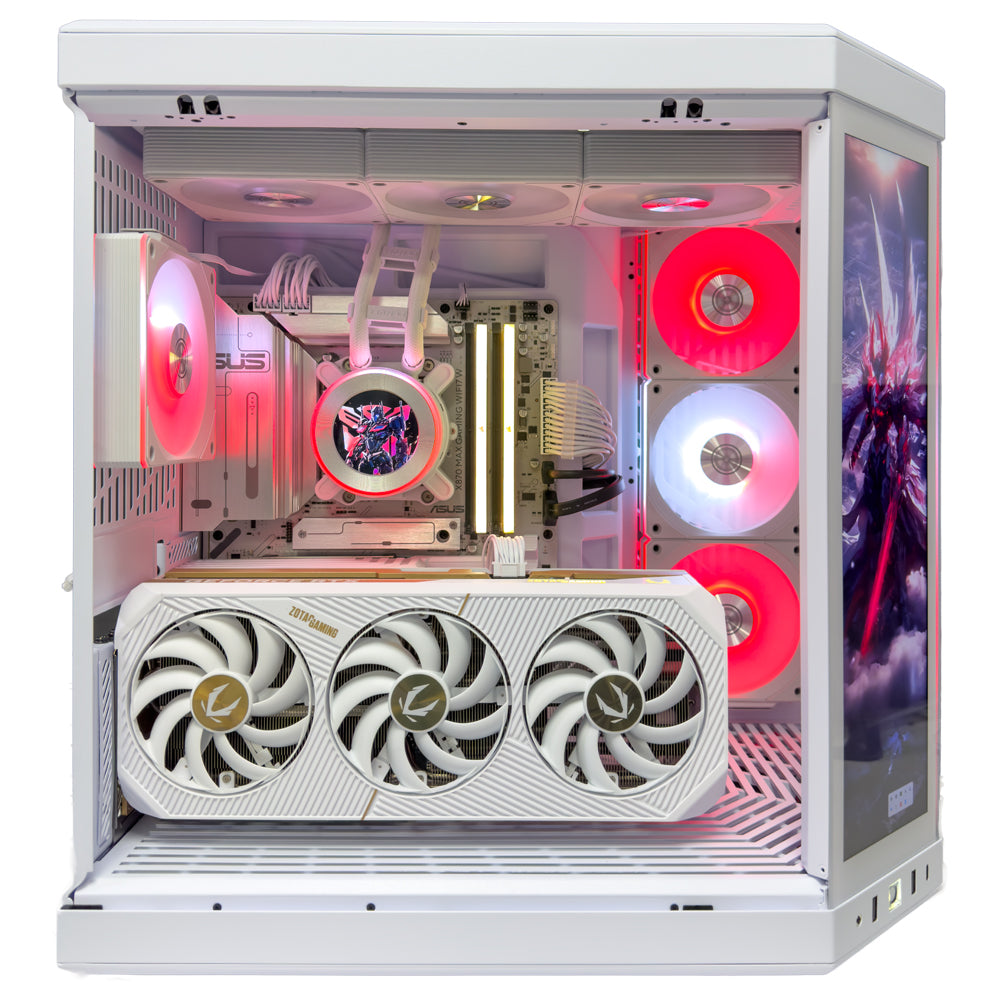 Bulter White Gaming PC (AMD Ryzen 7 9800X3D CPU, RTX 5080 OC 16GB GPU, 64GB RAM)