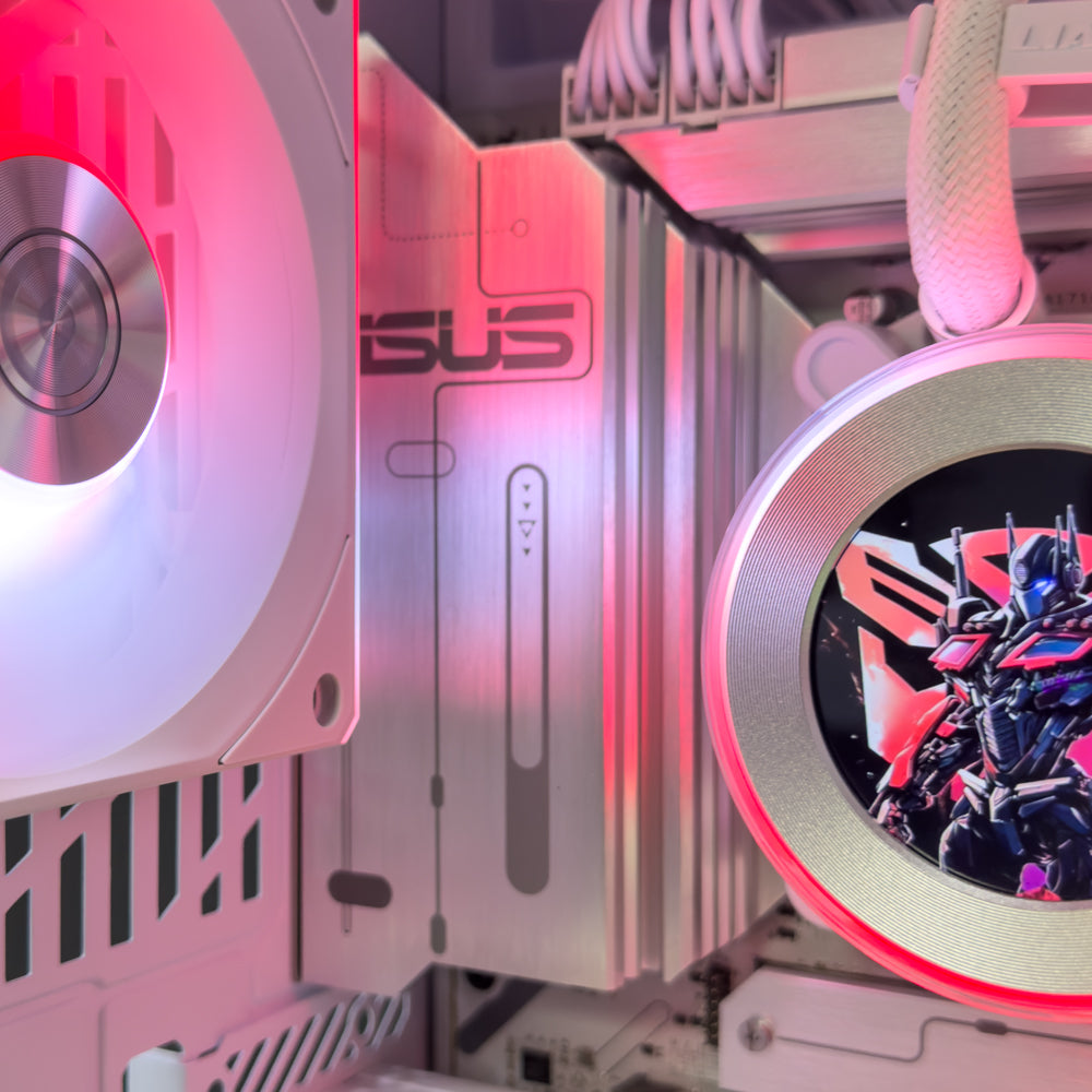 Bulter White Gaming PC (AMD Ryzen 7 9800X3D CPU, RTX 5080 OC 16GB GPU, 64GB RAM)