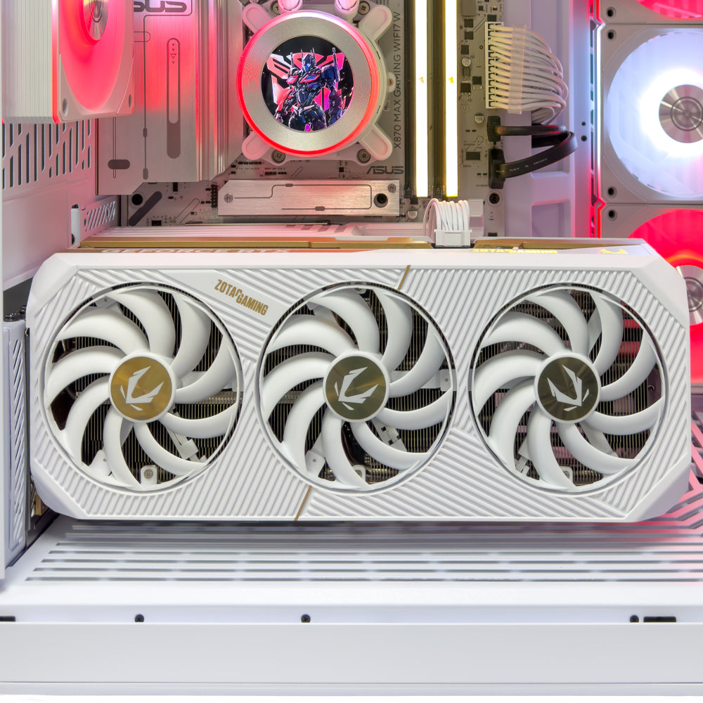 Bulter White Gaming PC (AMD Ryzen 7 9800X3D CPU, RTX 5080 OC 16GB GPU, 64GB RAM)