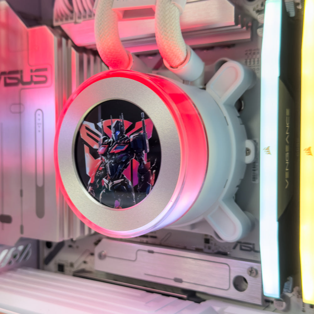 Bulter White Gaming PC (AMD Ryzen 7 9800X3D CPU, RTX 5080 OC 16GB GPU, 64GB RAM)