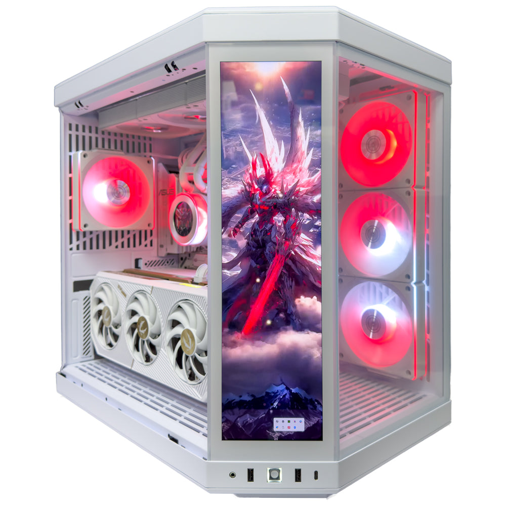 Bulter White Gaming PC (AMD Ryzen 7 9800X3D CPU, RTX 5080 OC 16GB GPU, 64GB RAM)