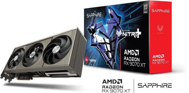 SAPPHIRE NITRO+ Radeon RX 9070 XT 16GB Graphics Card