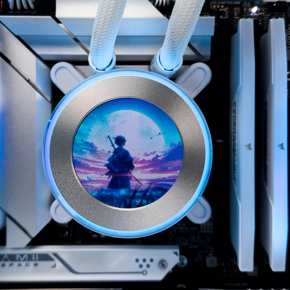 NOEL White Gaming PC (AMD Ryzen 7-9800X3D, RTX 5080, 64GB Ram)