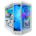 Crystal White Gaming PC (AMD Ryzen 9 9950X3D CPU, RTX 5070 OC 12GB GPU, 32GB RAM)