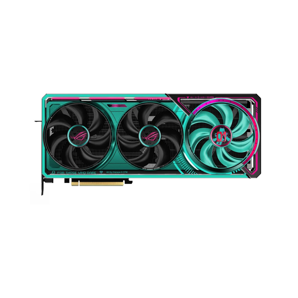 ASUS ROG Astral GeForce RTX 5080 OC HATSUNE Miku Edition Graphics Card, 16GB GDDR7, DLSS 4 - 90YV0LV9-M0NM00