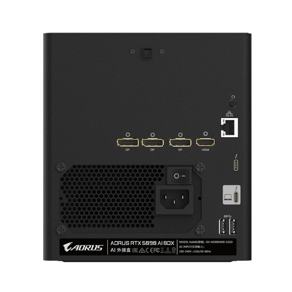 GIGABYTE AORUS RTX 5090 32GB GDDR7 AI Box Graphics - Black | GV-N5090IXEB-32GD