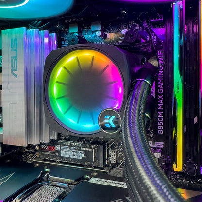 Dan Max Micro Gaming PC (AMD Ryzen 9 9950X3D CPU, RTX 5080 16GB GPU, 64GB RAM)