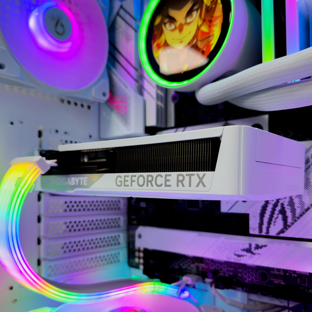 Eagle Ice White Gaming PC (AMD Ryzen 7 9700X CPU, RTX 5060 OC 8GB GPU, 32GB RAM)