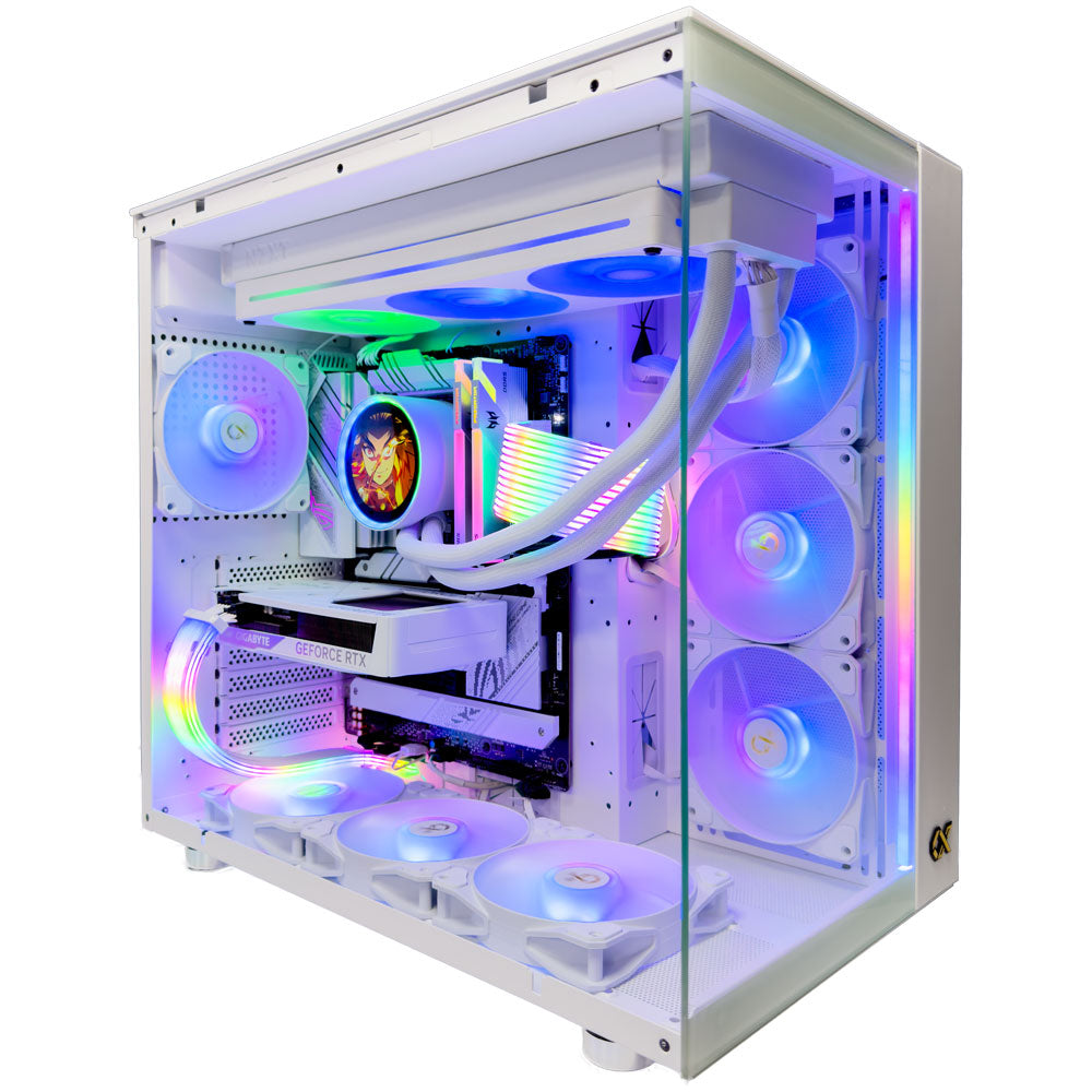 Eagle Ice White Gaming PC (AMD Ryzen 7 9700X CPU, RTX 5060 OC 8GB GPU, 32GB RAM)