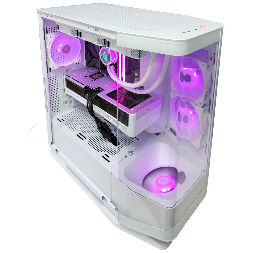Eagle White Gaming PC (AMD Ryzen 9 9950X3D CPU, RTX 5070 Ti OC 16GB GPU, 64GB RAM)