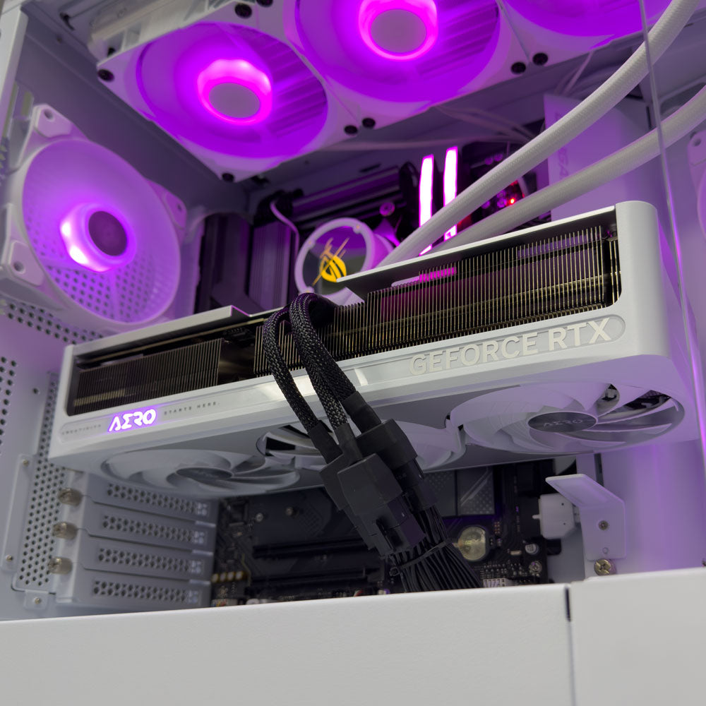 Eagle White Gaming PC (AMD Ryzen 9 9950X3D CPU, RTX 5070 Ti OC 16GB GPU, 64GB RAM)
