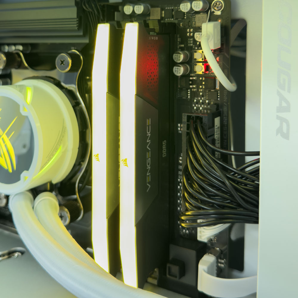 Eagle White Gaming PC (AMD Ryzen 9 9950X3D CPU, RTX 5070 Ti OC 16GB GPU, 64GB RAM)