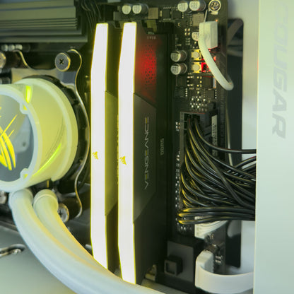 Eagle White Gaming PC (AMD Ryzen 9 9950X3D CPU, RTX 5070 Ti OC 16GB GPU, 64GB RAM)