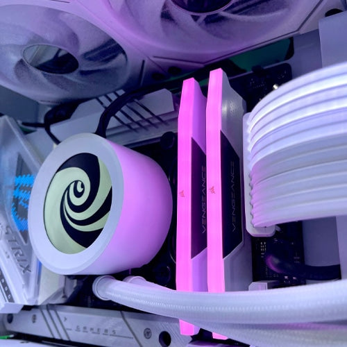 Flow White Gaming PC (Intel i9-13900K, RTX 4090, 64GB RAM)