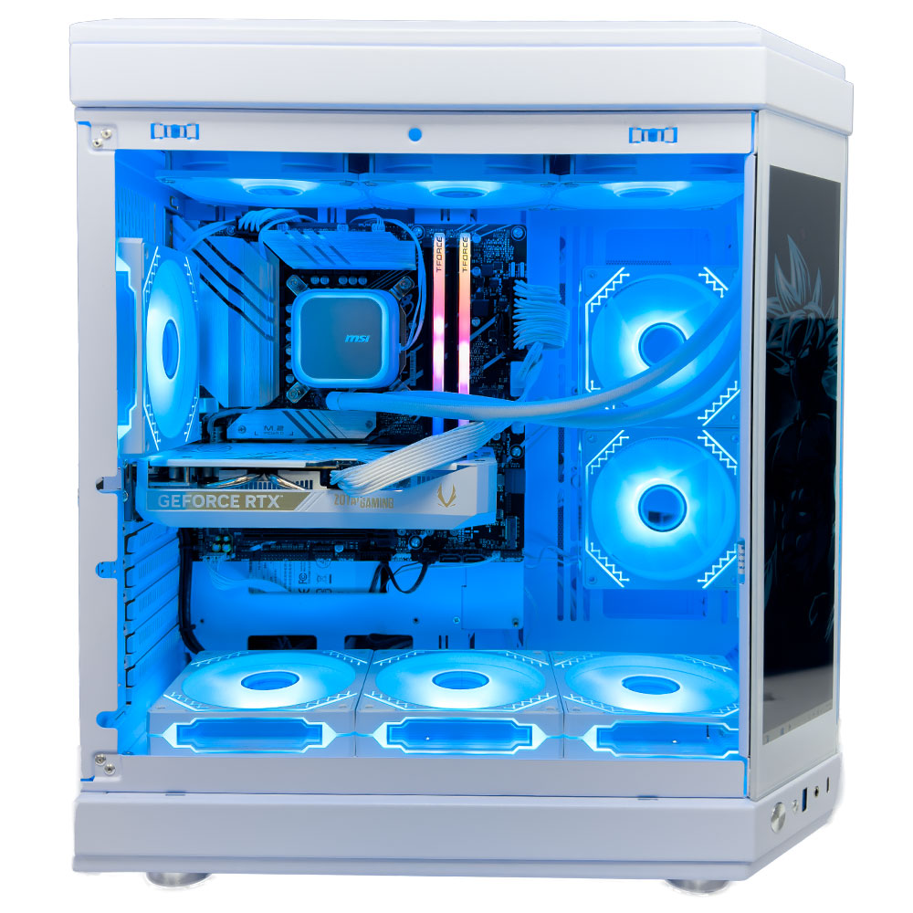 Force White Gaming PC (Intel Core i7-14700KF CPU, RTX 5060 OC 8GB GPU, 32GB RAM)